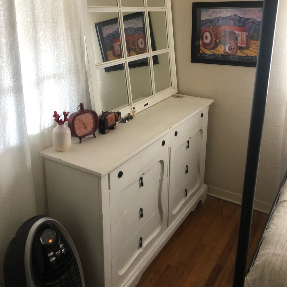 Magnolia Home dresser and mirror